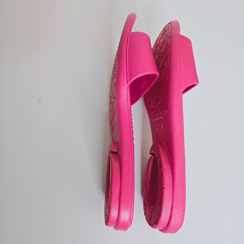OKA-B Grace Pink Spa Style Ergonomic Slides Sandals Women's LL (11-12) - Picture 4 of 8